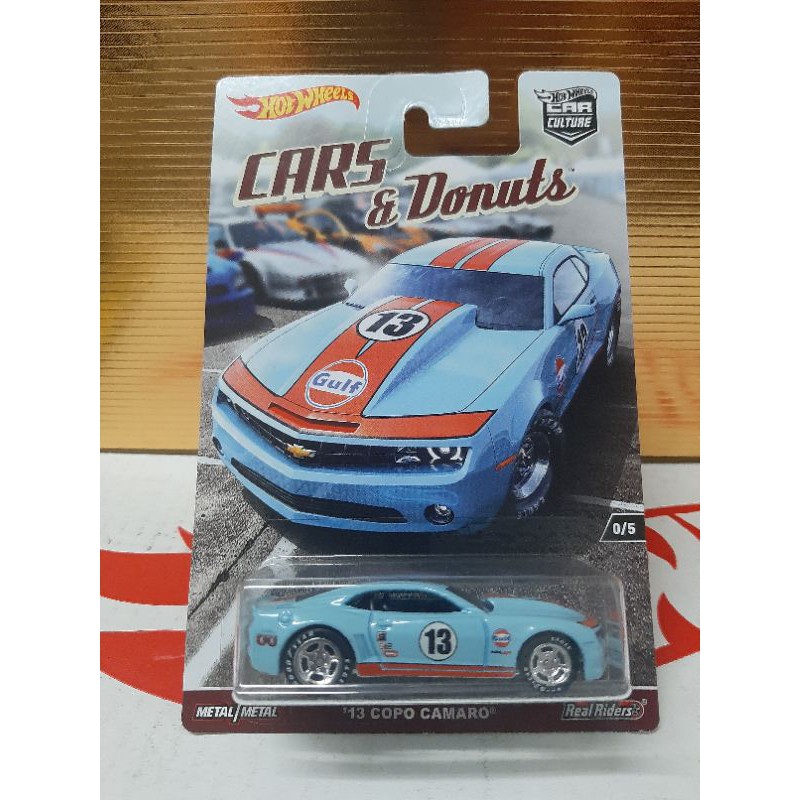 Hot Wheels Camaro Copo Gulf Box Premium Rlc Limited Edition Shopee