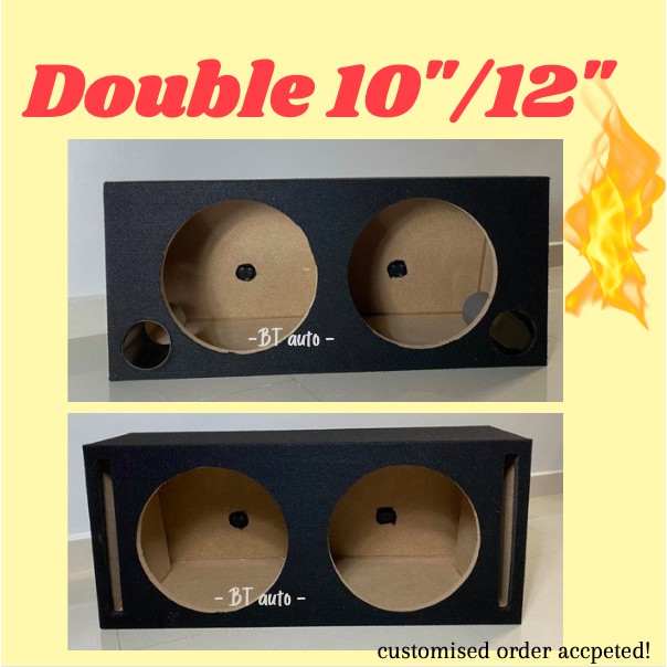 Speaker Box Sub Woofer Box Double 10 Inches 12 Inches Kotak