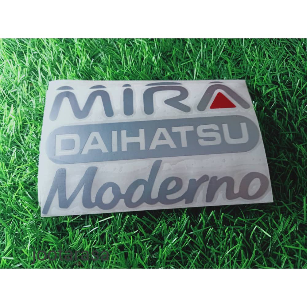 STICKER MIRA DAIHATSU DAN MODERNO 1 SET Shopee Malaysia