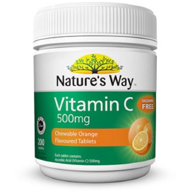 Nature S Way Vitamin C Mg Chewable Orange Tablets S Shopee