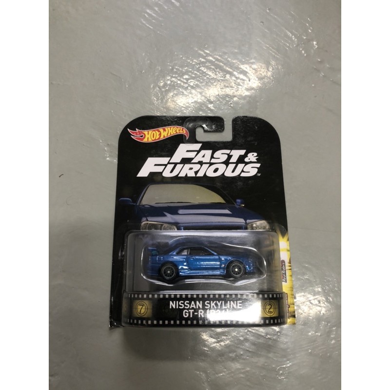 Hot Wheels Fast Furious Skyline R Retro Shopee Malaysia