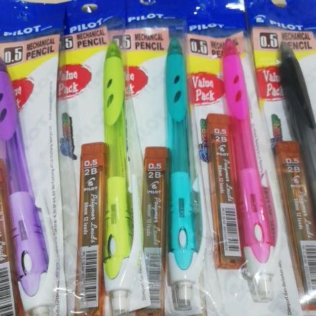 Pilot Rexgrip Mechanical Pencil Set Value Pack Shopee Malaysia