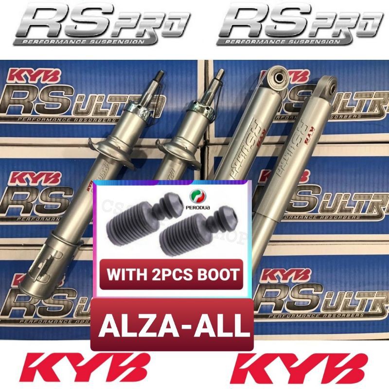 PERODUA ALZA ALL ABSORBER FRONT REAR GAS KYB RS ULTRA HEAVY DUTY