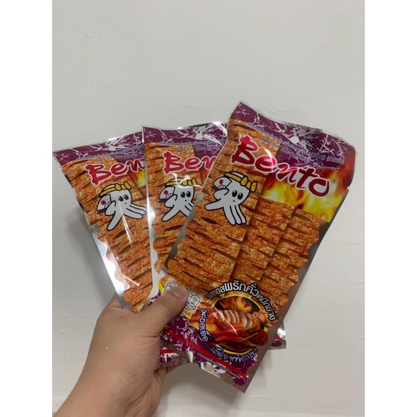 Halal Thailand Bento Squid Snack Spicy 18g Big Pack Shopee Malaysia