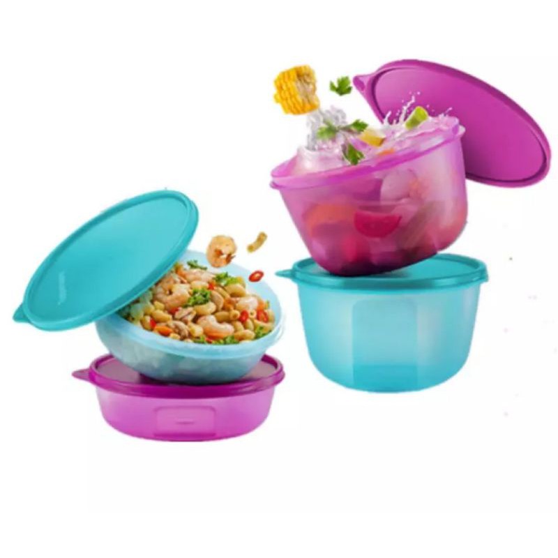 Tupperware Modular Bowl Set 2pcs Shopee Malaysia