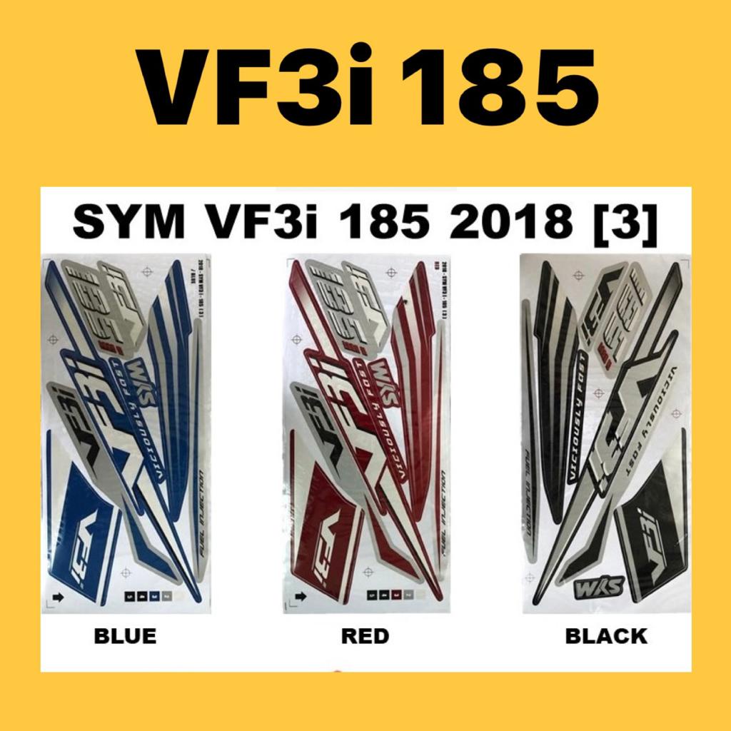 Stiker Sticker Body Stripe Cover Set Sym Vf I Shopee Malaysia