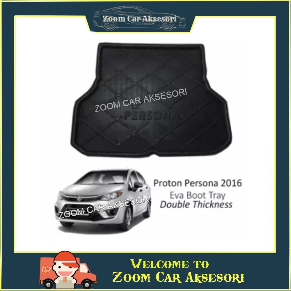 Proton Persona 2016 EVA Copolymer Car Boot Tray Luggage Cargo Trunk