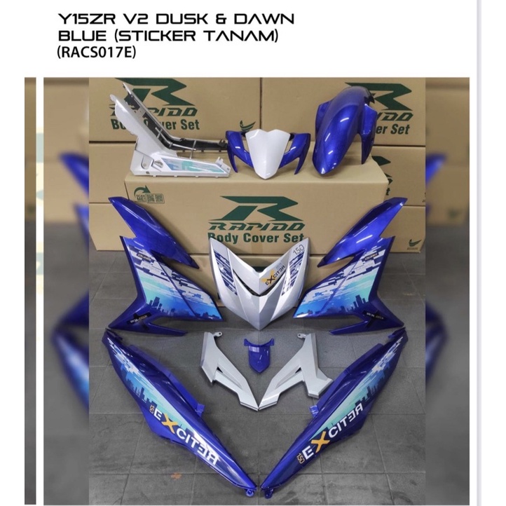 Oem Y Zr Cover Set Exciter Dawn V V Shopee Malaysia