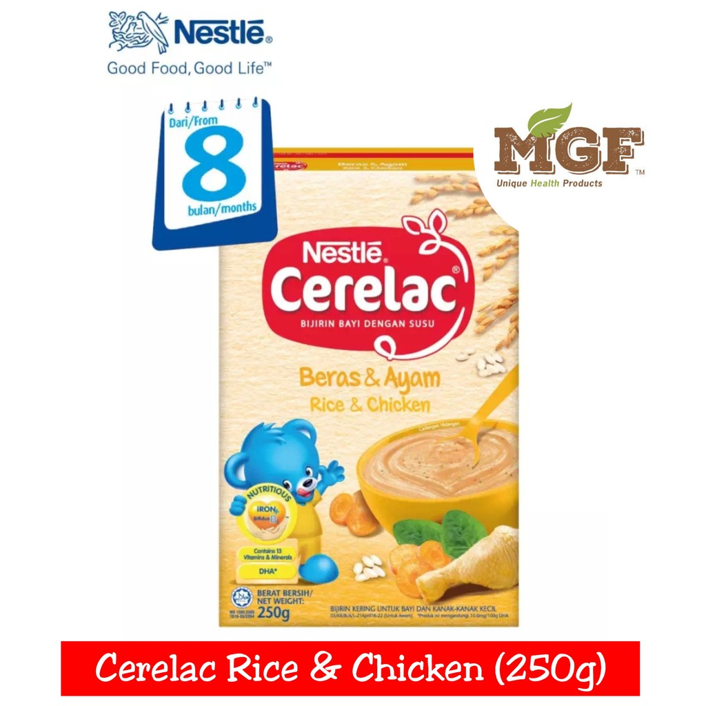 Nestle Cerelac Infant Cereals With Milk Rice Chicken Gx Expiry