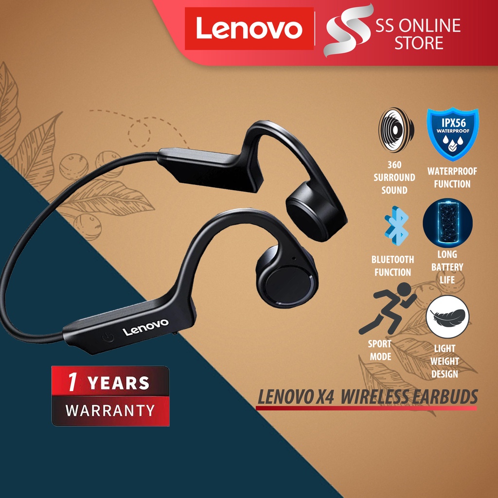 LENOVO X4 Bone Conduction TWS Earphone Earbud Wireless Earbuds Sport