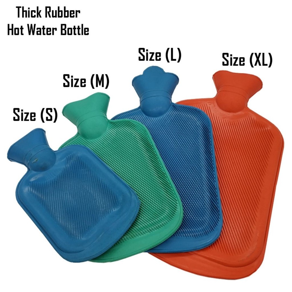 Thick Rubber Hot Water Bottle Pouch Bag Bag Air Panas Getah Tebal