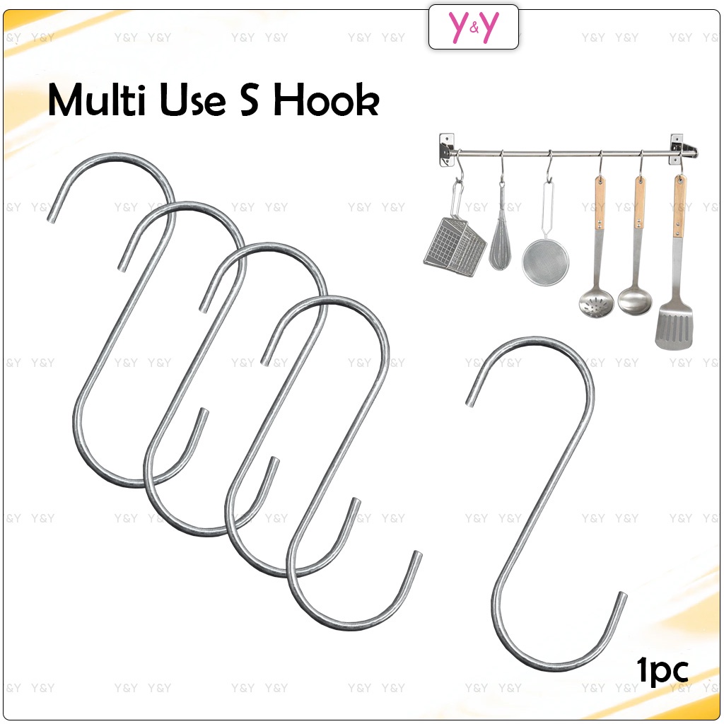 Y Y Eco Multi Use S Hook Stainless Steel S Shaped Hanger S Shape