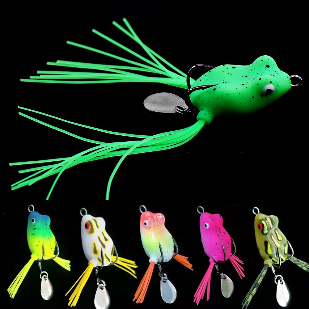 Umpan Casting Katak Soft Frog Lure 3cm 4 2g New Small Soft Thunder Frog