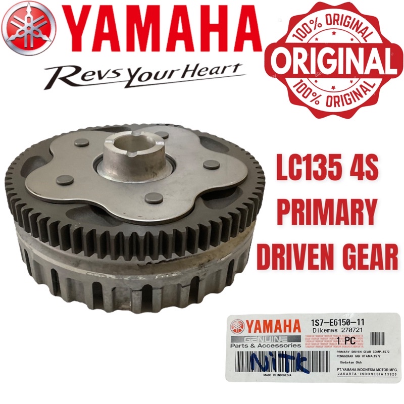 Yamaha Lc Speed Primary Driven Gear Comp Ori Primary Driven