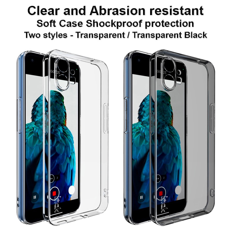 Original Imak Casing Nothing Phone One G Transparent Soft Tpu Back