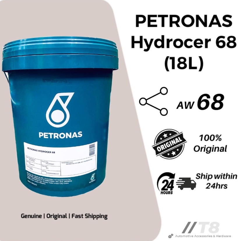 Petronas Hydraulic Oil Hydrocer Minyak Hidraulik L Shopee