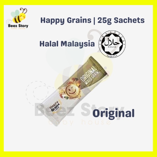 Happy Grains G Sachet Original Blackseeds Chocolate Shopee