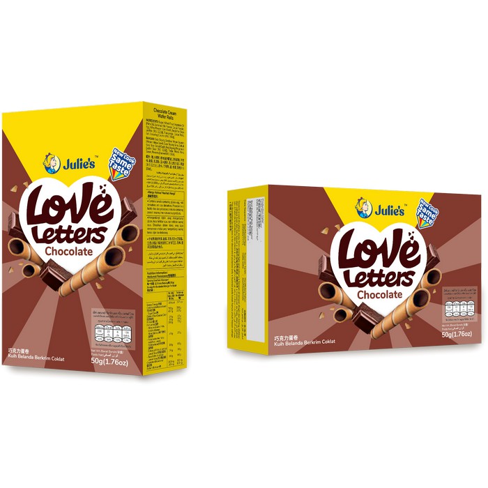 Julie S Love Letter Chocolate 50G Shopee Malaysia