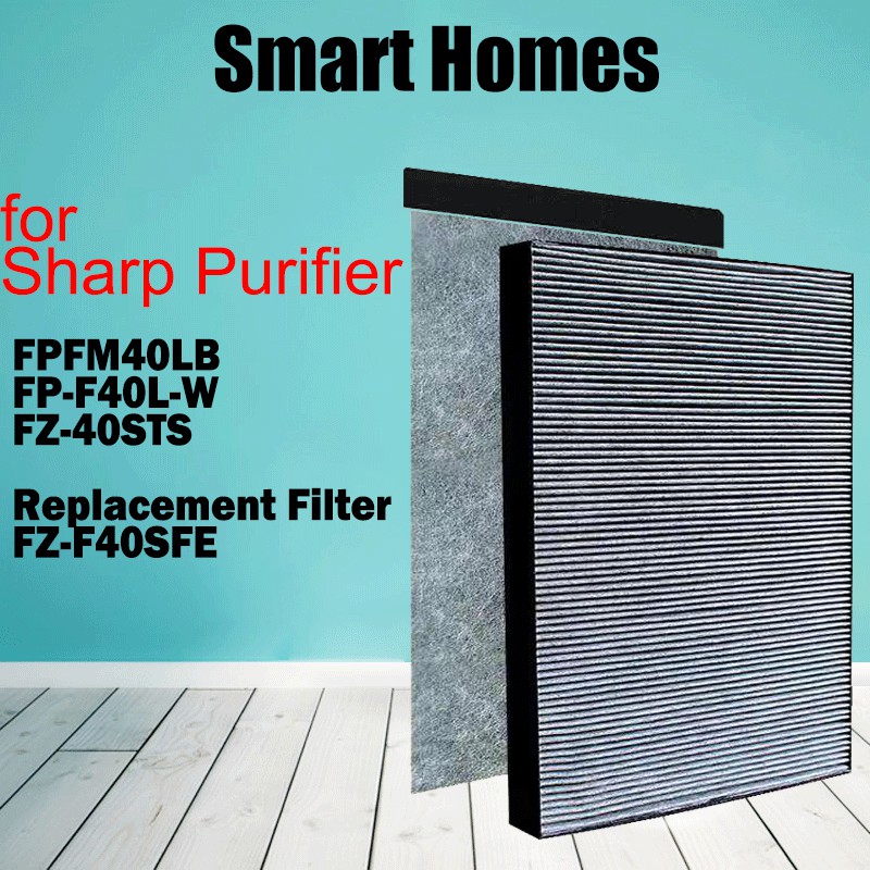 Fit Sharp FZ F40SFE Air Purifier HEPA H13 Deodorizing Filter For