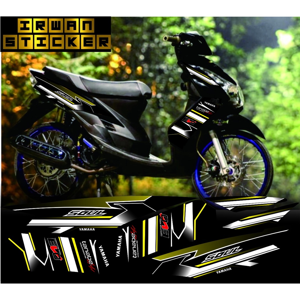 Striping Sticker Variations Yamaha Mio Soul Shopee Malaysia