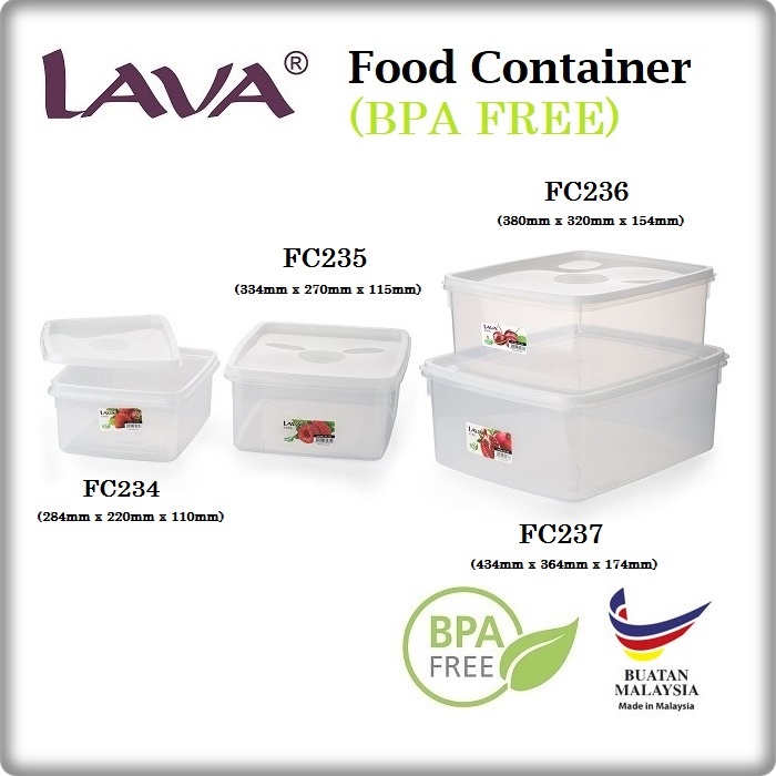 Lava Multipurpose Airtight Plastic Container Food Container Fridge