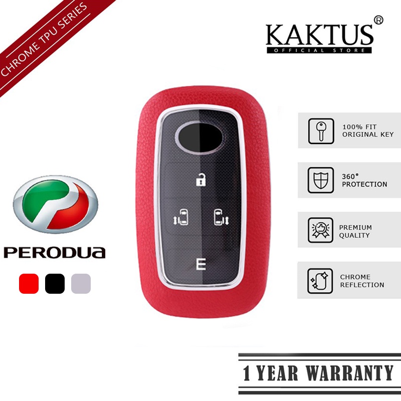 Kaktus Perodua Axia Alza Myvi Ativa Facelift Leather Car Key Cover