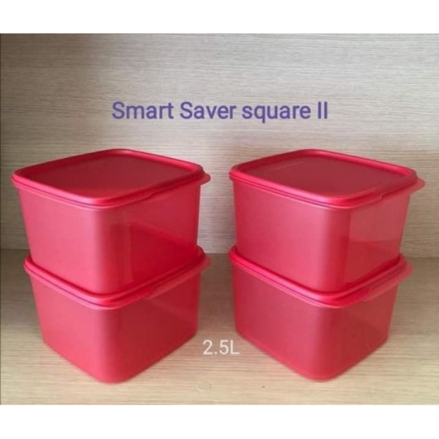 Tupperware Smart Saver Square Ll L Shopee Malaysia