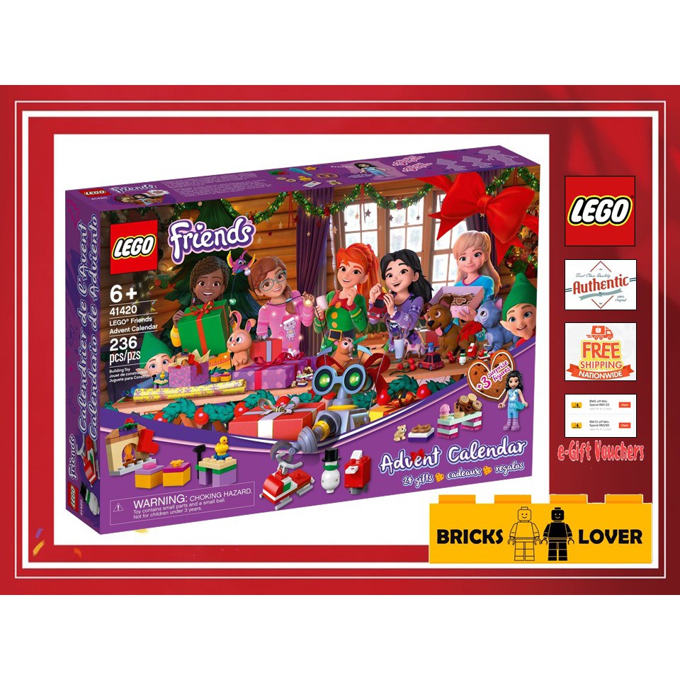 41420 Lego Friends Bricks Lover Advent Calender 100 Original