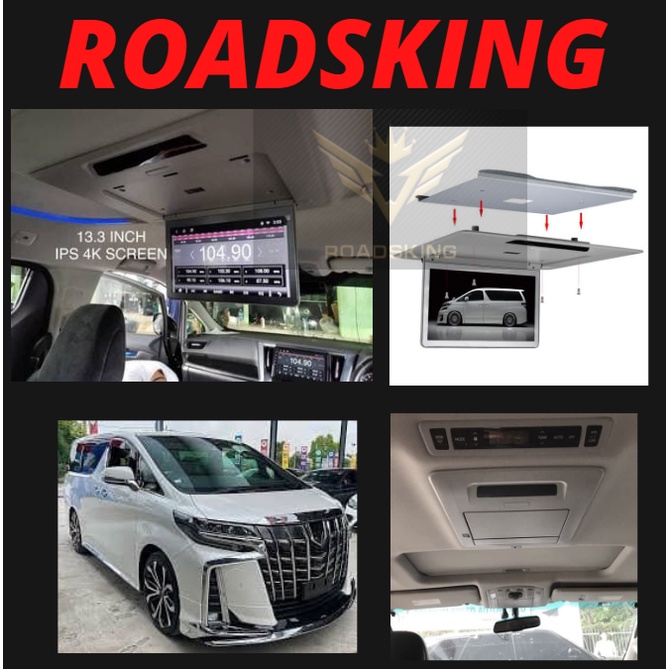 Toyota Alphard Vellfire Anh Anh Roof Monitor Inch