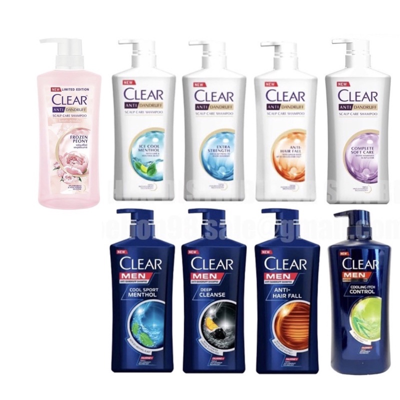 Clear Frozen Peony ClearMen CoolSport DeepCleanse Sakura Fresh Complete