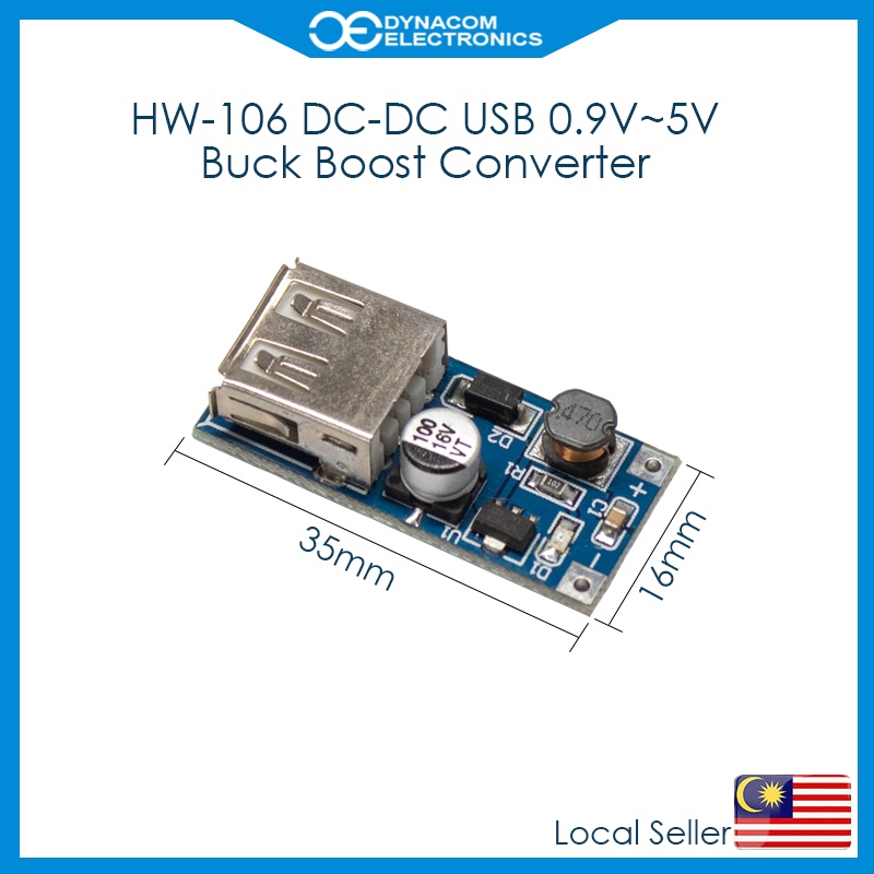 DC DC Buck Boost Converter Step Up Converter Module USB 5V 600mA Power