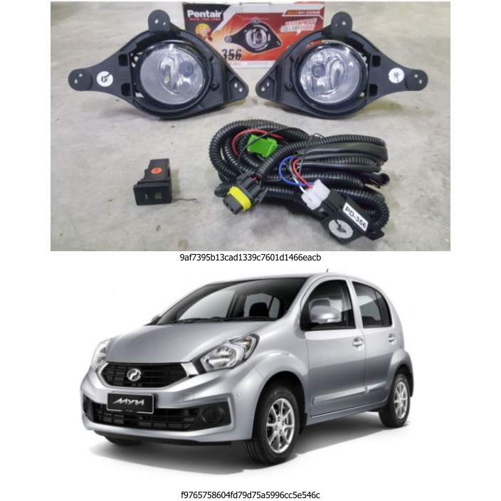 Perodua Myvi Lagi Best Oem Fog Lamp Set With Wirekit Switch