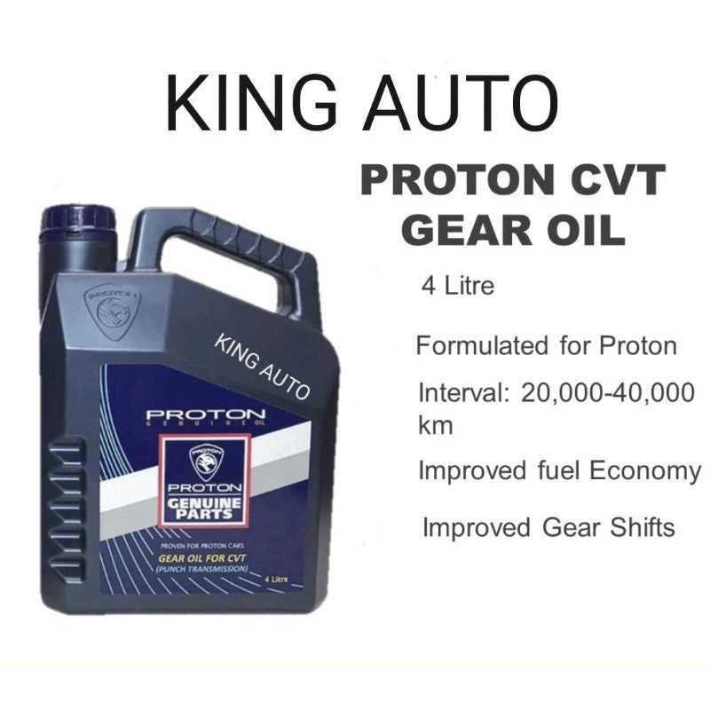 PW911218 Proton CVT ATF Gear Oil 4 Liter For Saga FLX VVT Persona