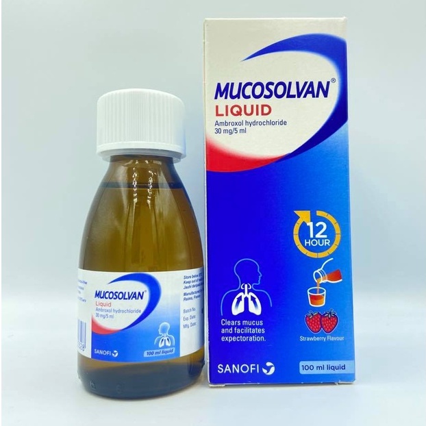 Mucosolvan Ambroxol Hydrochloride Tablet 30mg Capsule 75mg 24 Hours