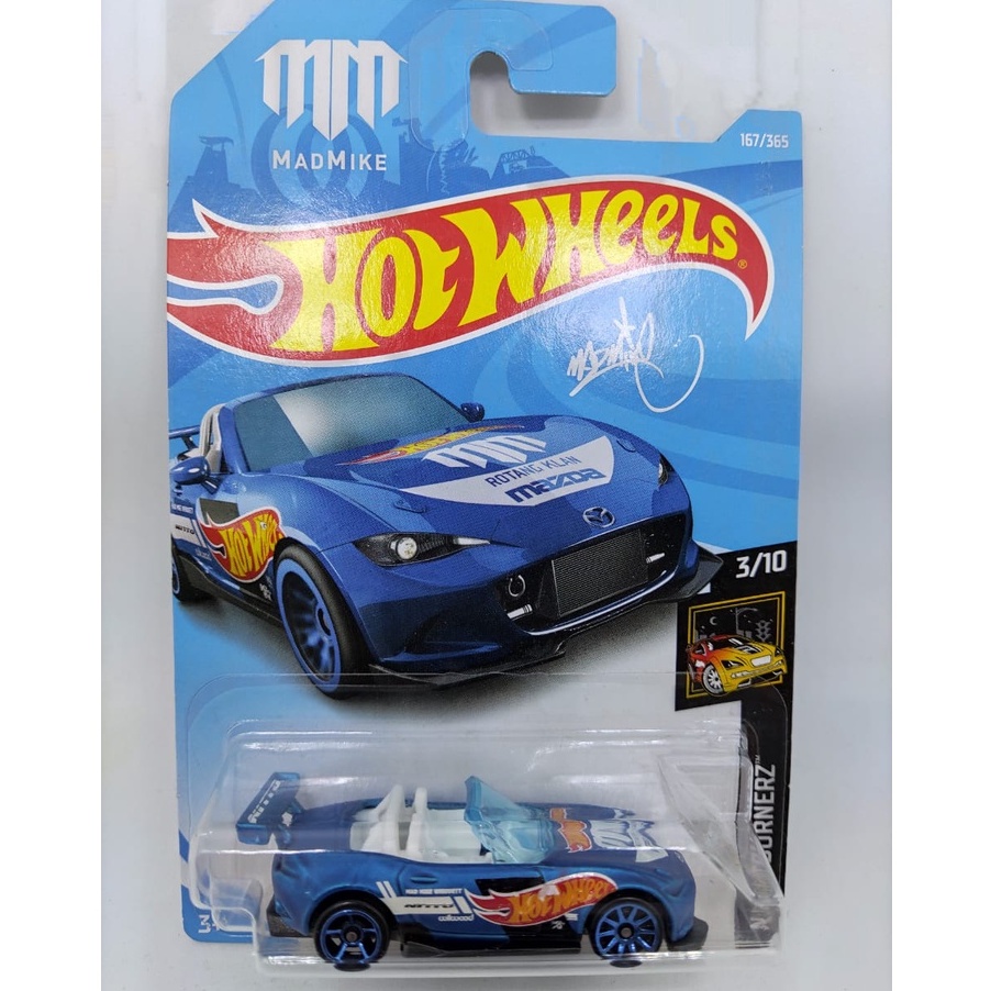 Hotwheels Nightburnerz Mazda Mx Miata Mini Model Car Collection