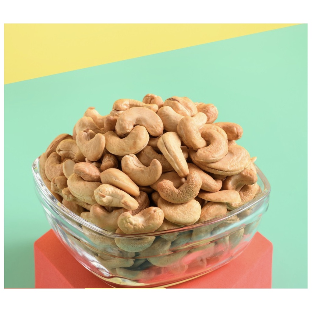 TERMURAH 500 Gram Roasted Salted India Cashew Nut Kacang Gajus Goreng