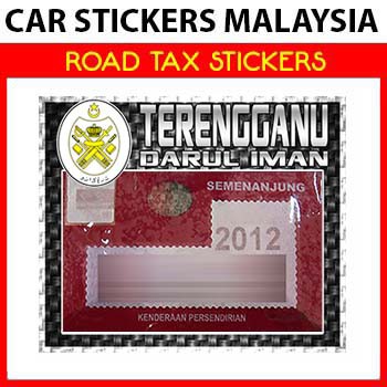 Road Tax Sticker Terengganu Darul Iman Tag Shopee Malaysia