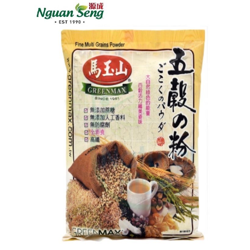 Greenmax Fine Multi Grains Powder pkt 马玉山 五谷粉 包 600g Shopee