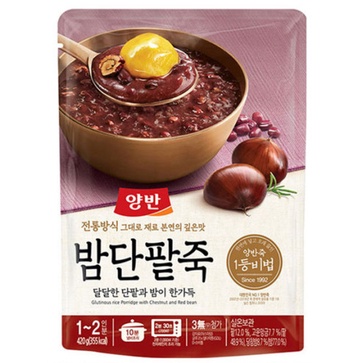 Dongwon Yangban Korean Porridge Series Mushrooms Vegetables Tuna