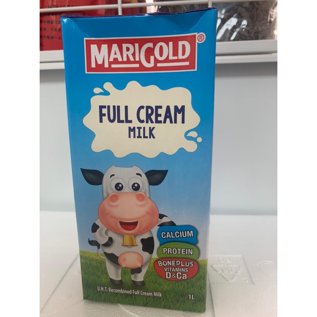 MARIGOLD UHT FULL CREAM MILK LOW FAT CHOCOLATE FLAVORED MILK 1L