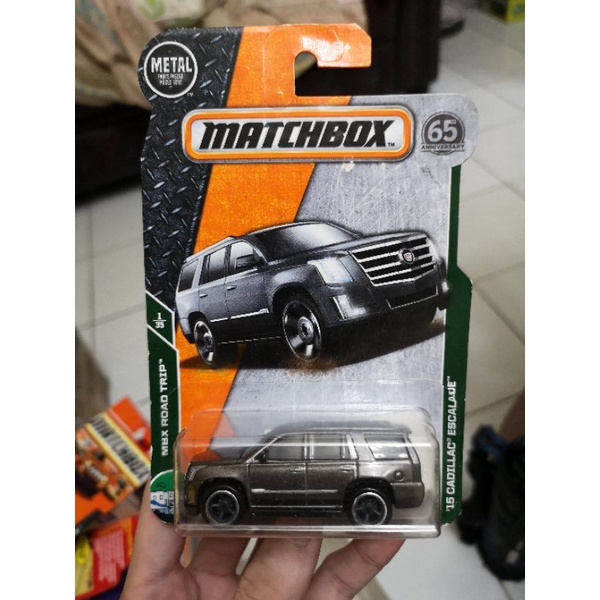 Matchbox Cadillac Escalade Grey Loose Wheel Swapped Shopee Malaysia