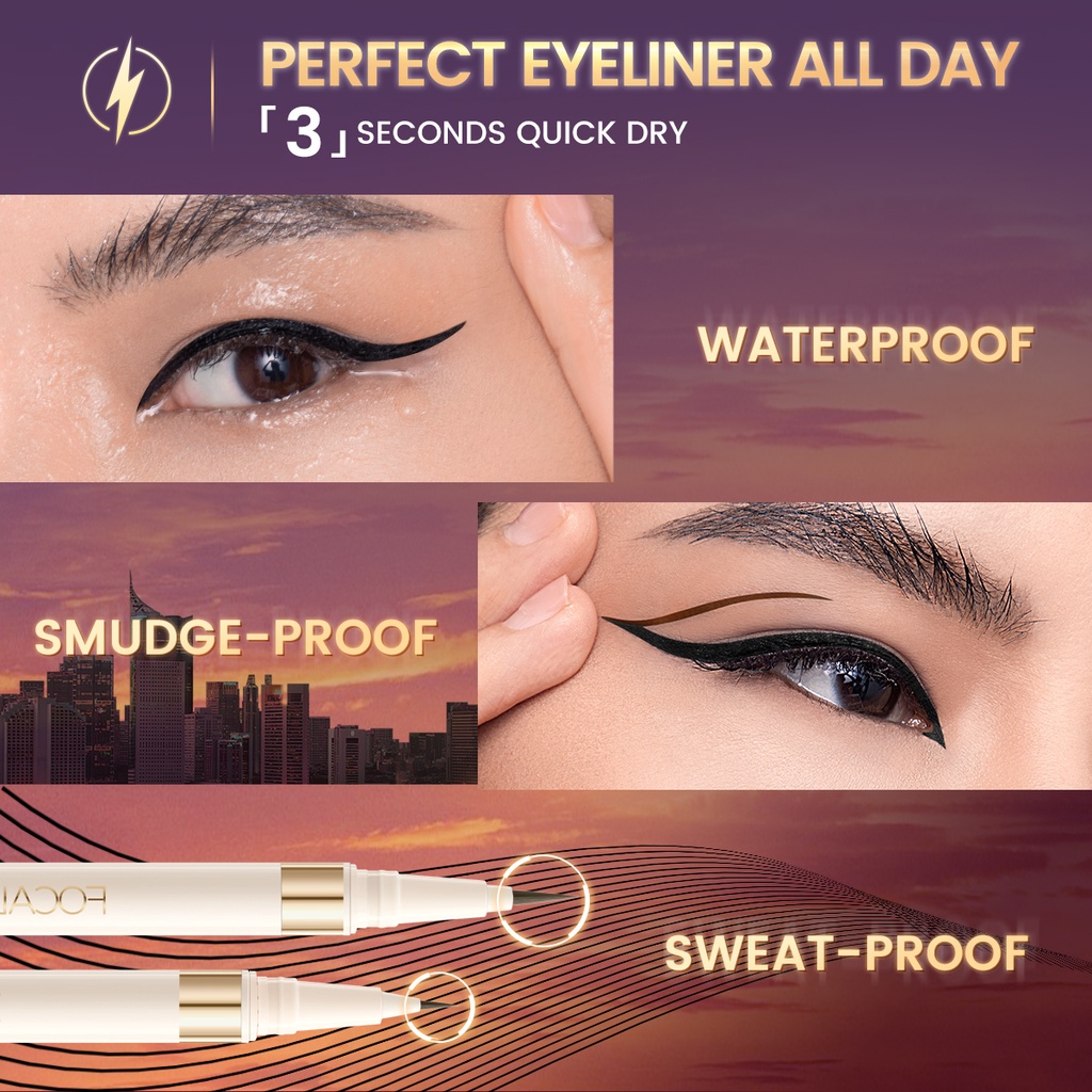 Focallure AmberGold Precision Creator Double Ended Waterproof Liquid