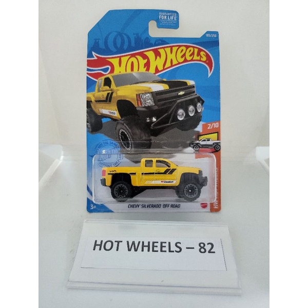 Hot Wheels Yellow Chevy Silverado Off Road Shopee Malaysia