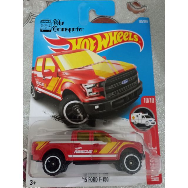 Hot Wheels Car Ford F Rescue Red Shopee Malaysia