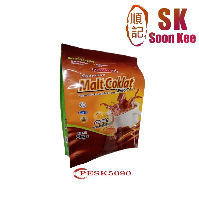 Maknona Chocolate Malt Drink Miko Plus Kg Shopee Malaysia