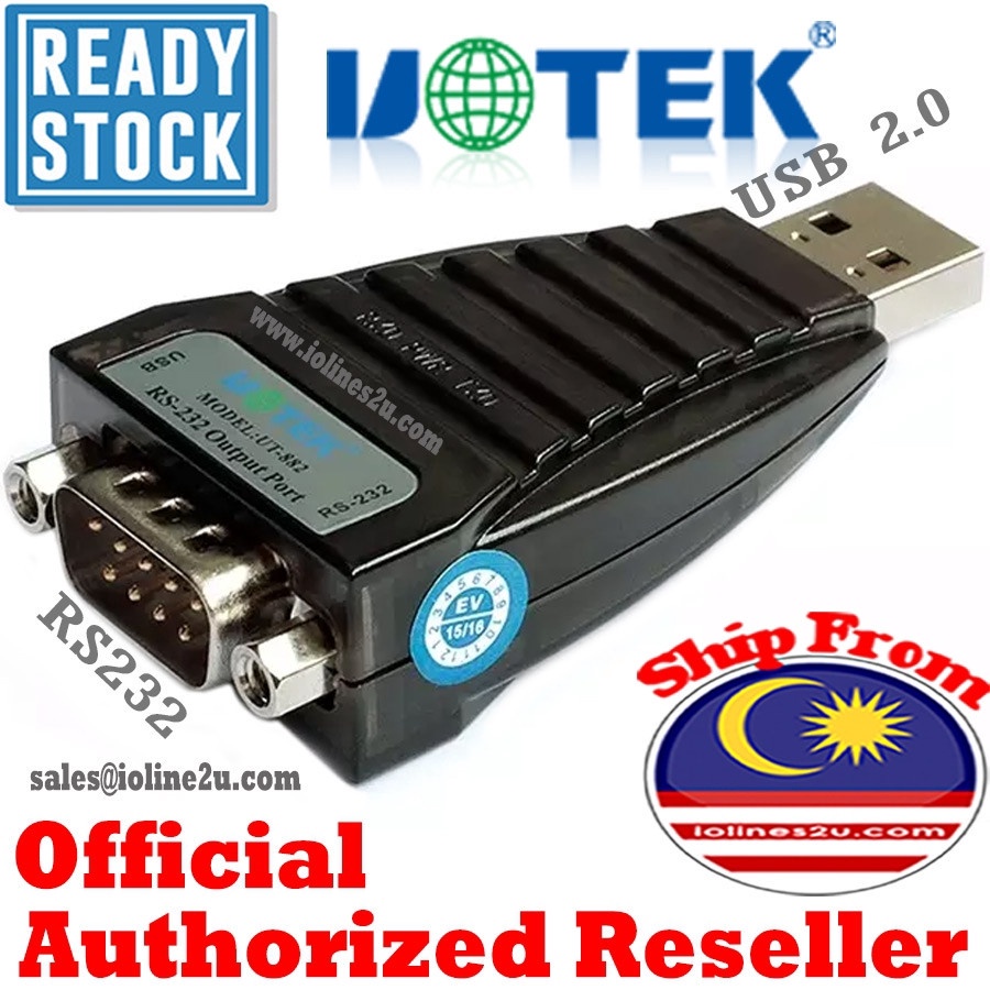 Genuine Uotek Ut Usb To Rs Converter Db Ftdi Ft Winxp