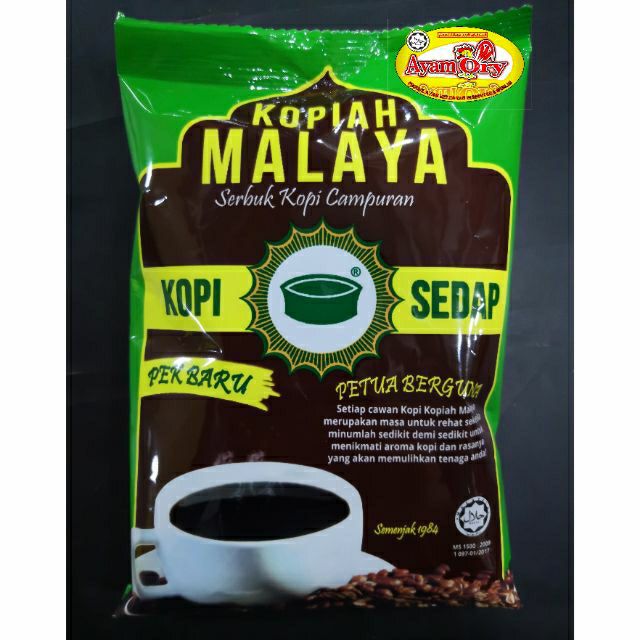 Serbuk Kopi Cap Kopiah Malaya 100g 240g 500g HALUS Kopi Kampung