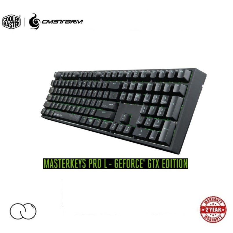 Cooler Master Masterkeys Pro L Geforce Gtx Edition Gaming Keyboard