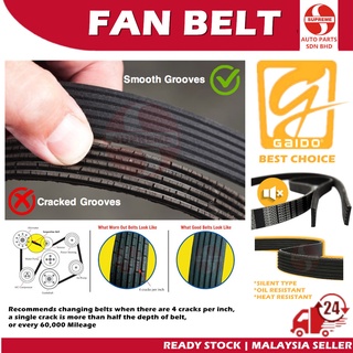 S2U Gaido Fan Belt Proton Wira 1 3 1 5 Satria Iswara Saga Air Cond