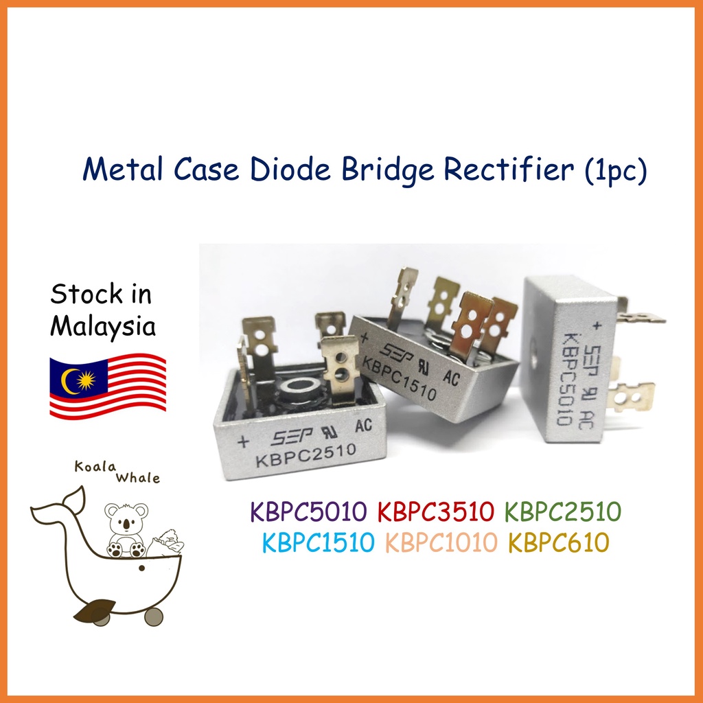 Metal Case Diode Bridge Rectifier KBPC5010 KBPC3510 KBPC2510 KBPC1510